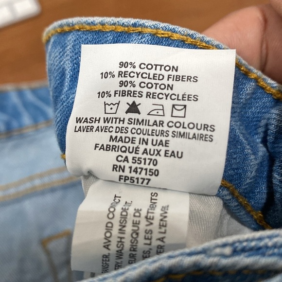 Frank And Oak Karen Kick Flare High Rise Cotton Blend Jeans Sz 30 - Picture 7 of 7